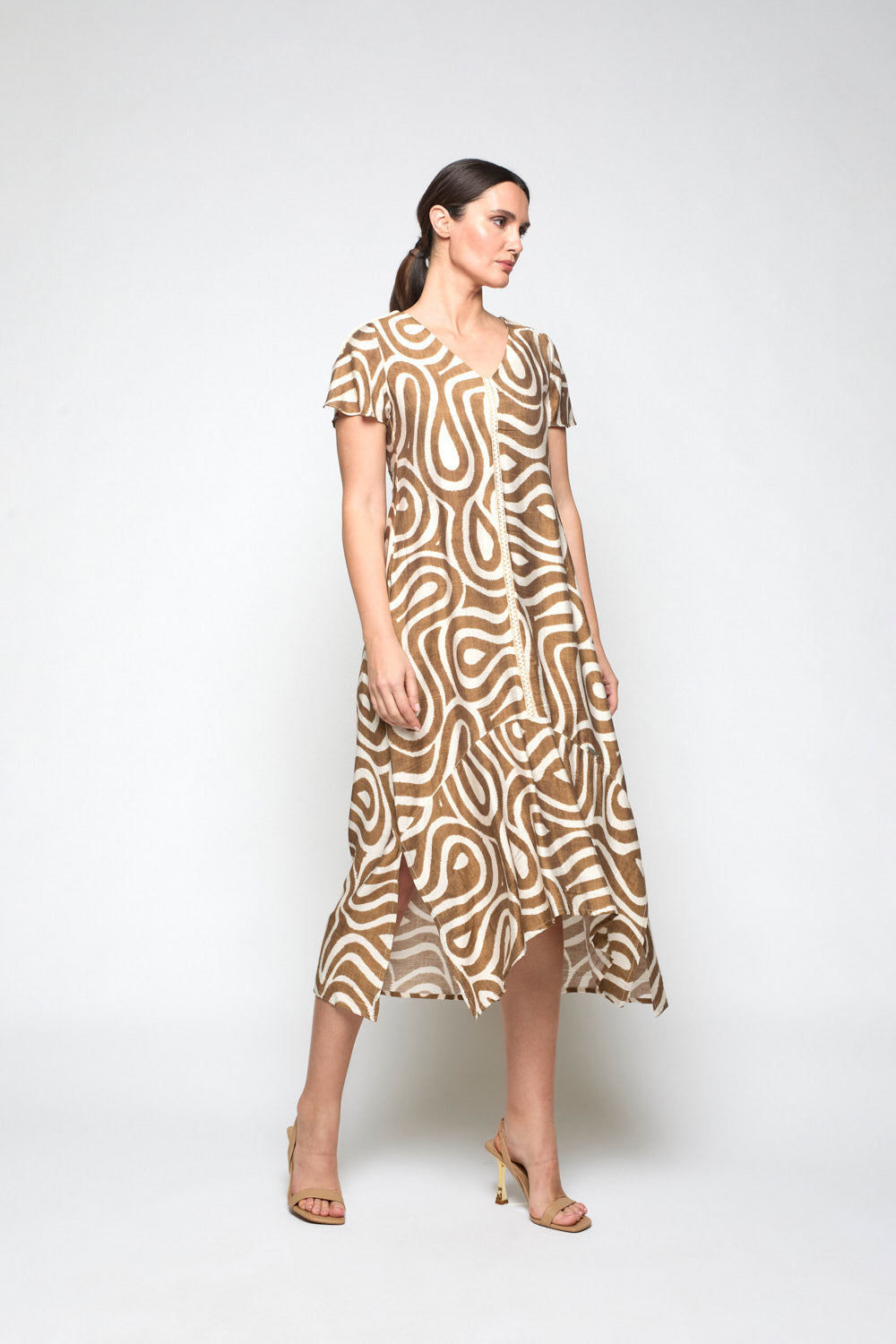 Vestido Ekilore Camel