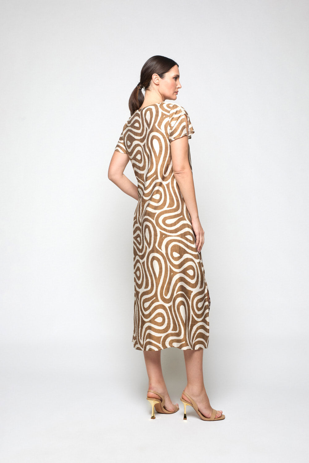 Vestido Ekilore Camel