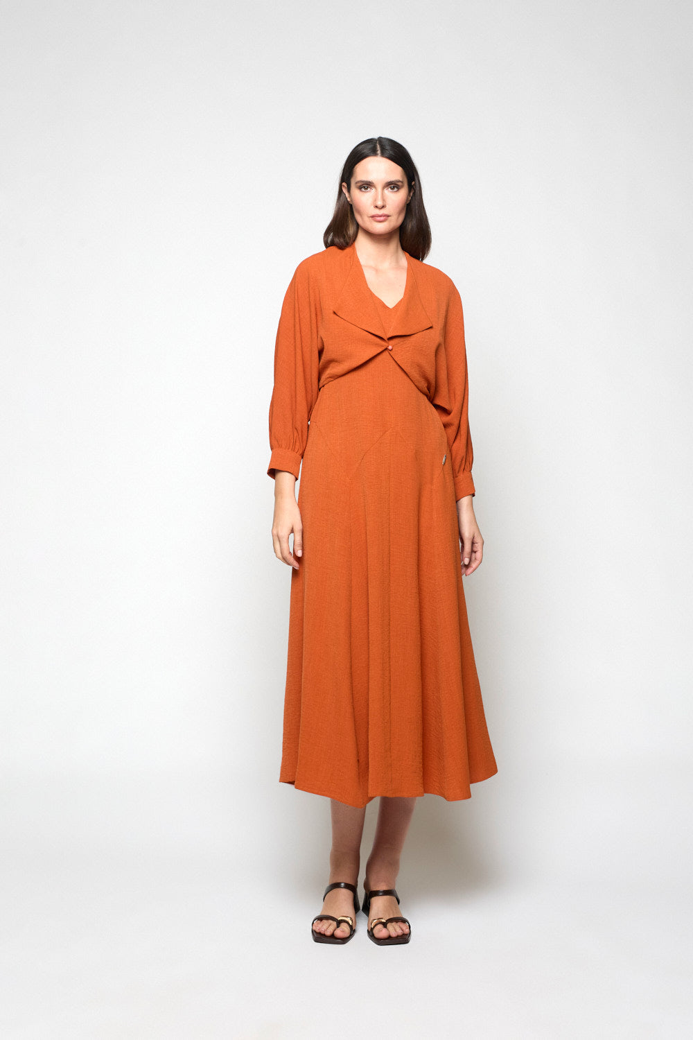Vestido Izpiliku Naranja
