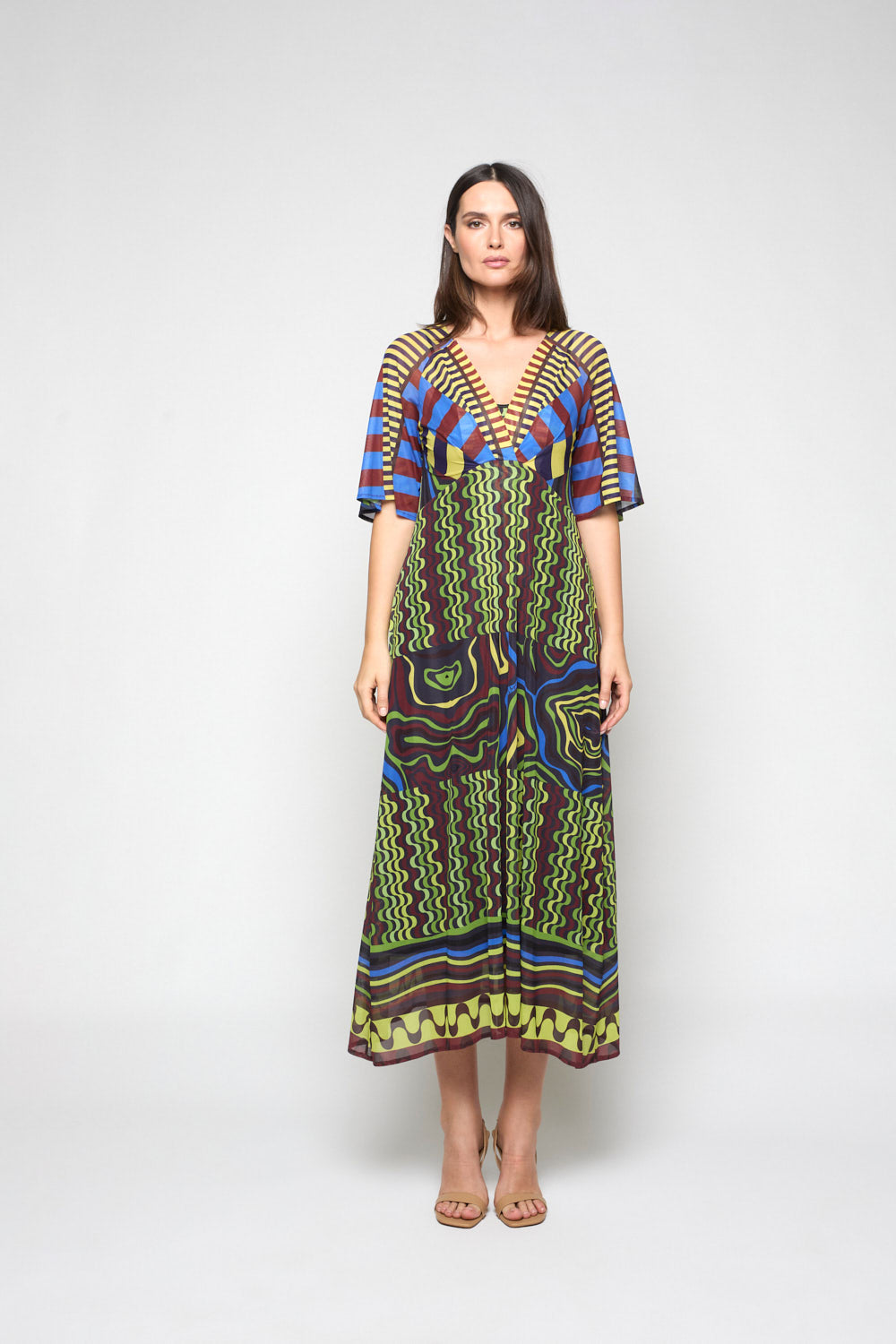 Vestido Mosaico Verde