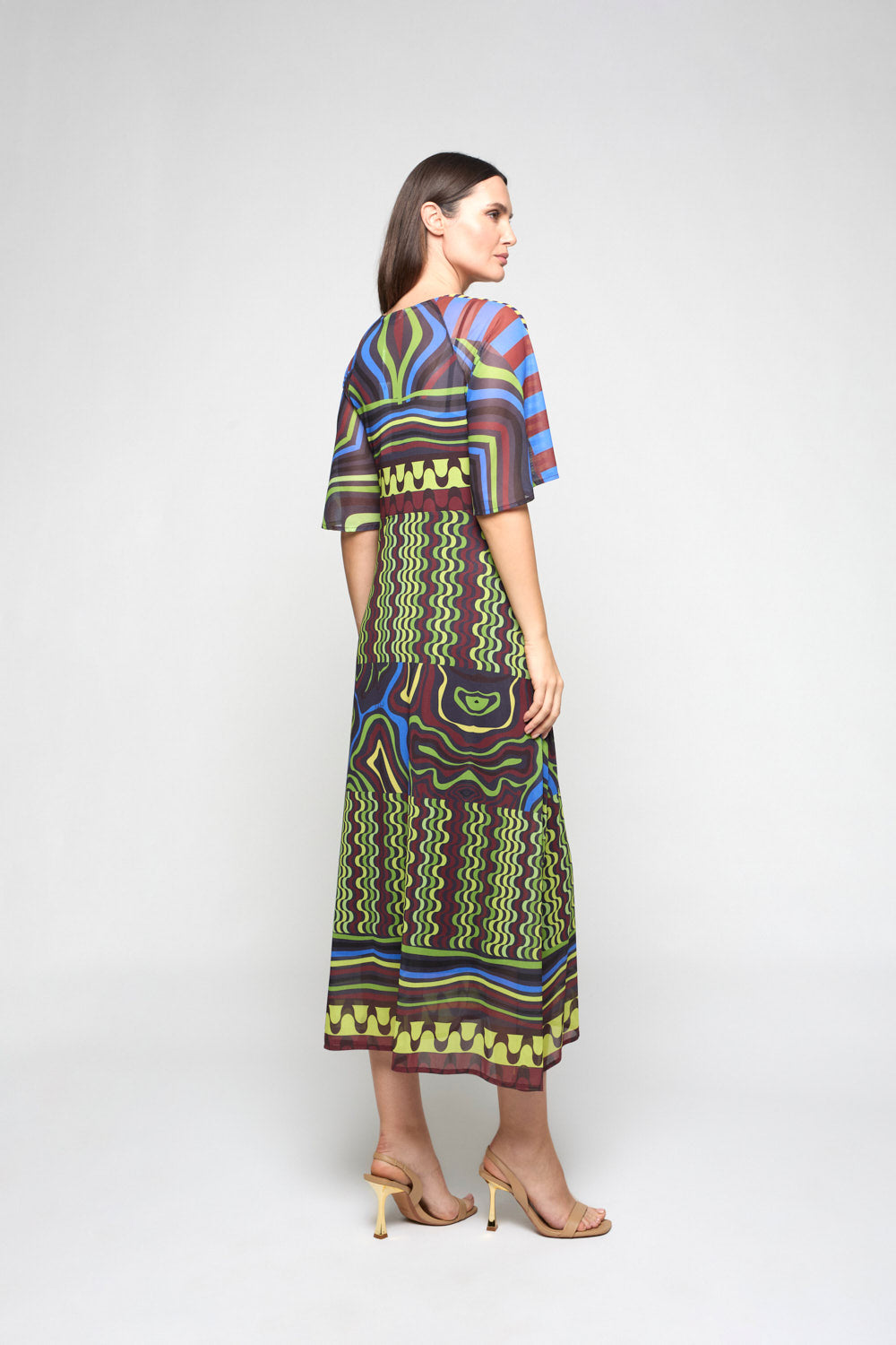 Vestido Mosaico Verde