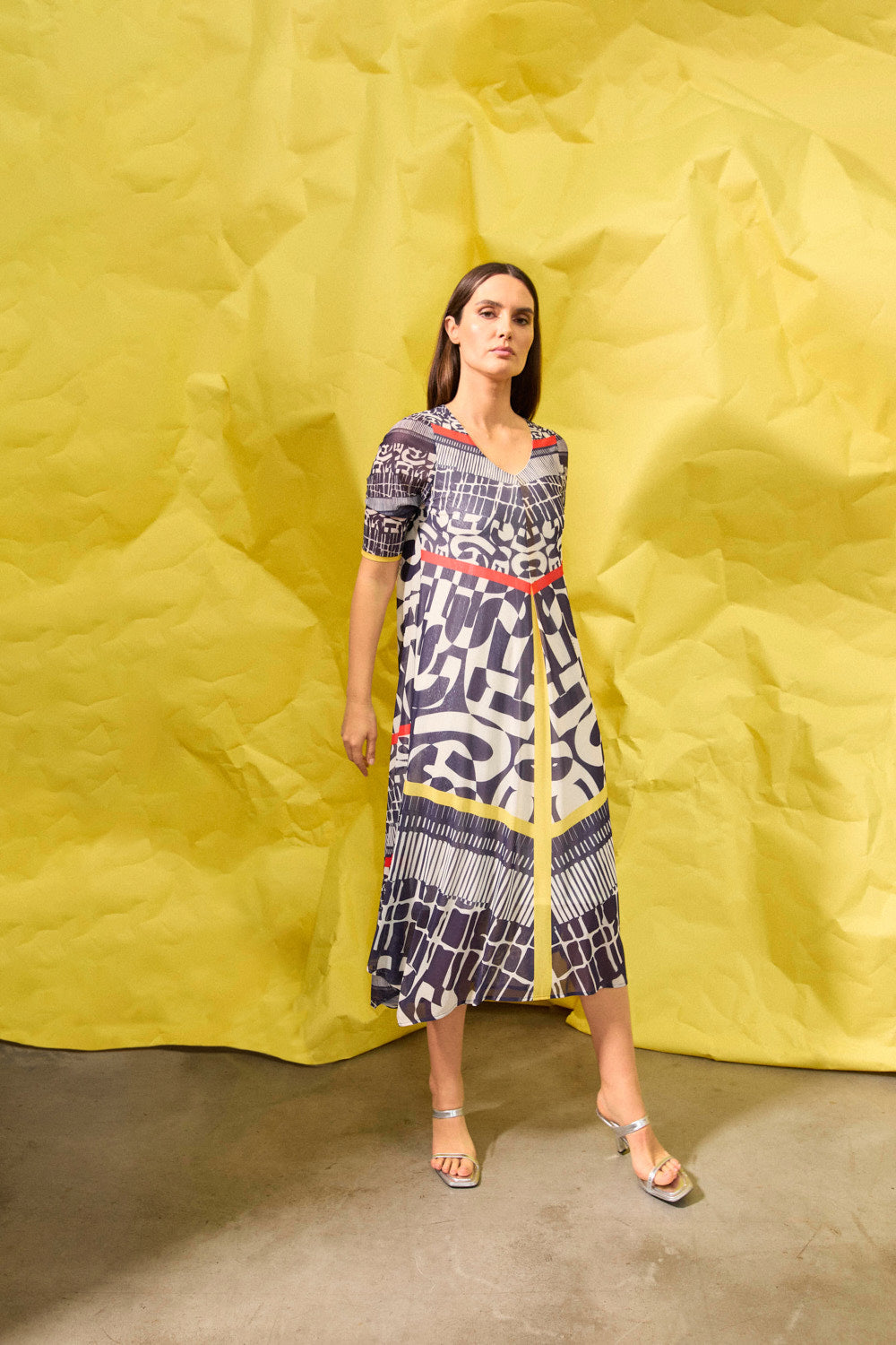 Vestido Muscaris Print Azul