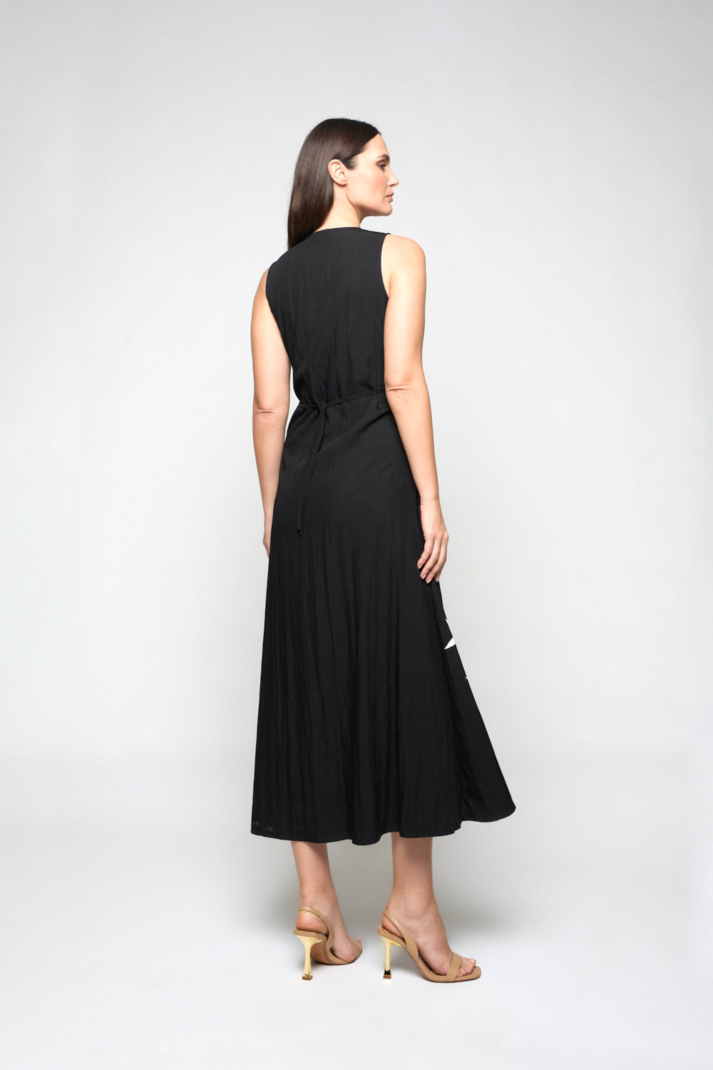 Vestido Mitxoleta Flor Negro