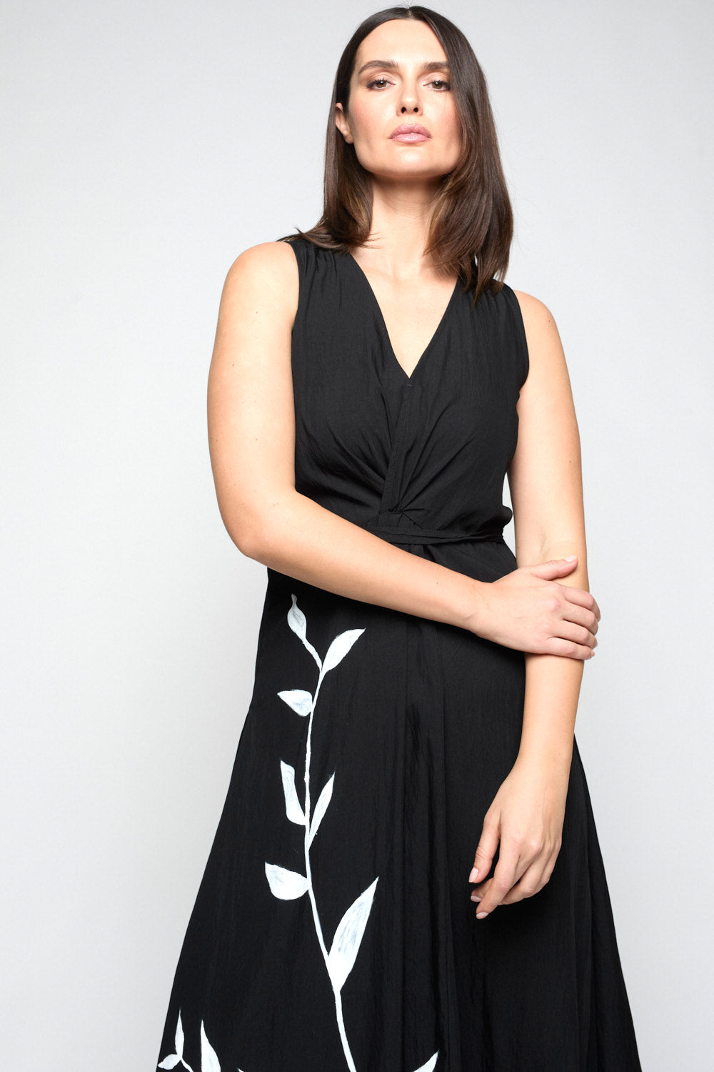 Vestido Mitxoleta Flor Negro
