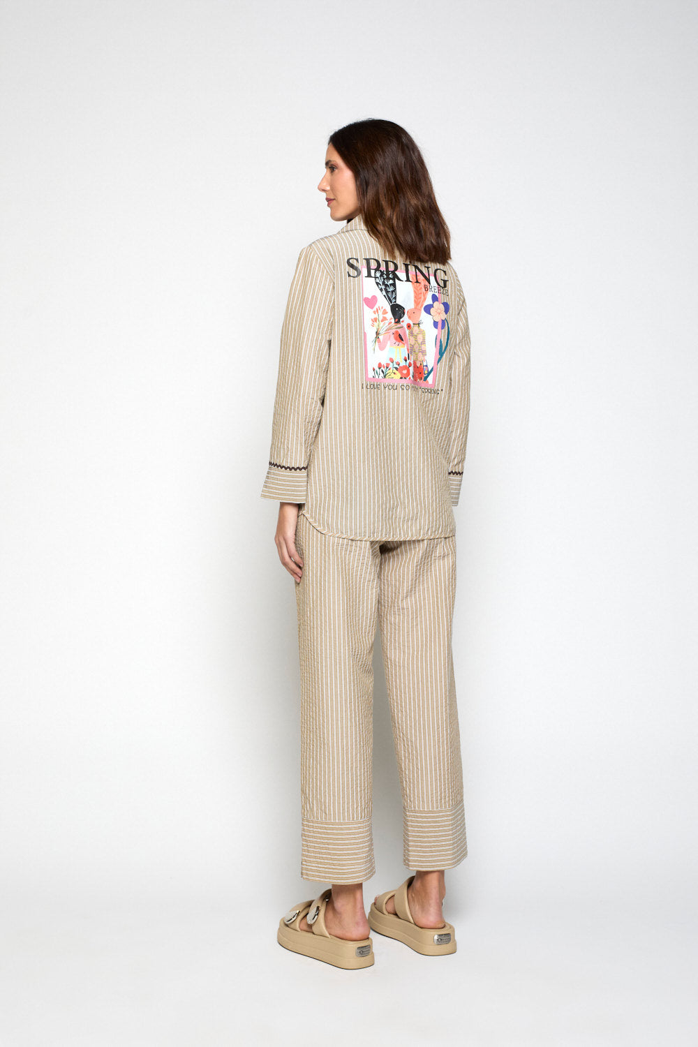 Chaqueta Camisa Lua Camel