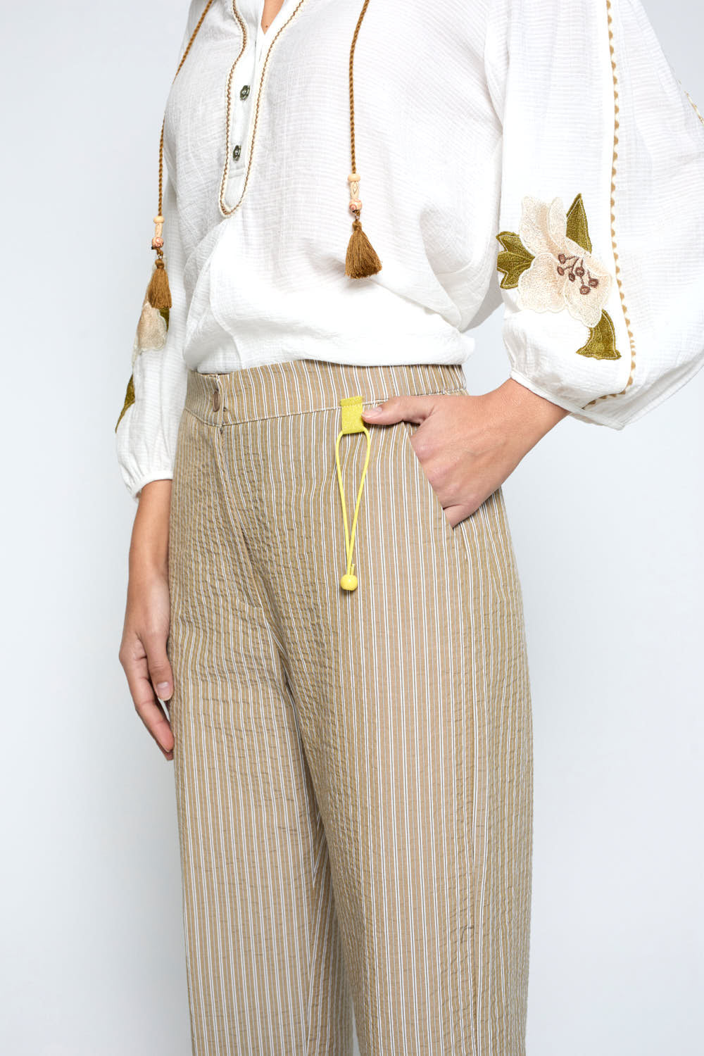 Blusón Lua Bordado Crudo