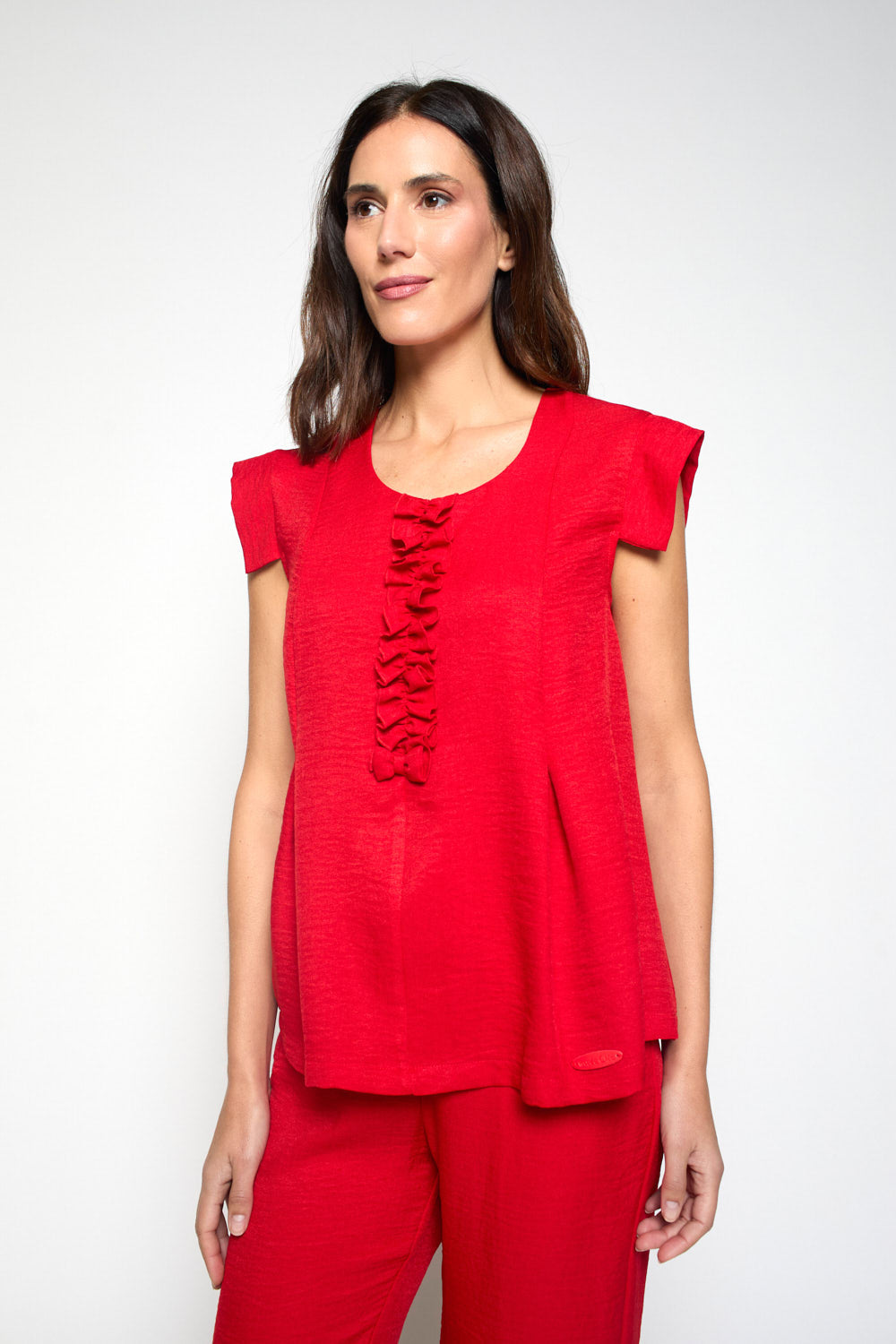 Blusón Dion Volante Rojo