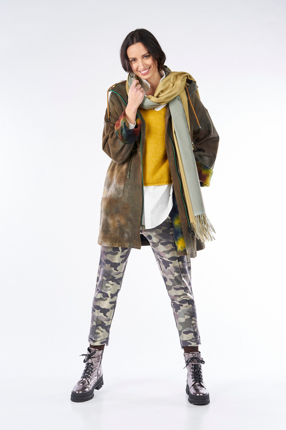 CHAQUETON 3/4 CAMIFLAJE Kaki
