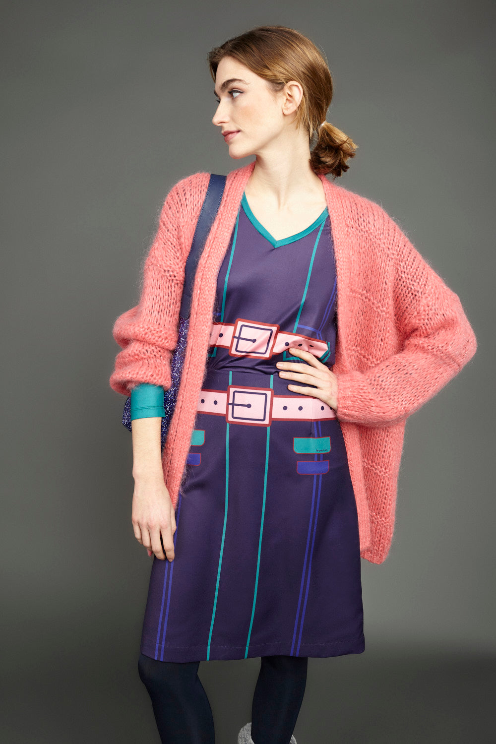 CHAQUETA PUNTO Rosa