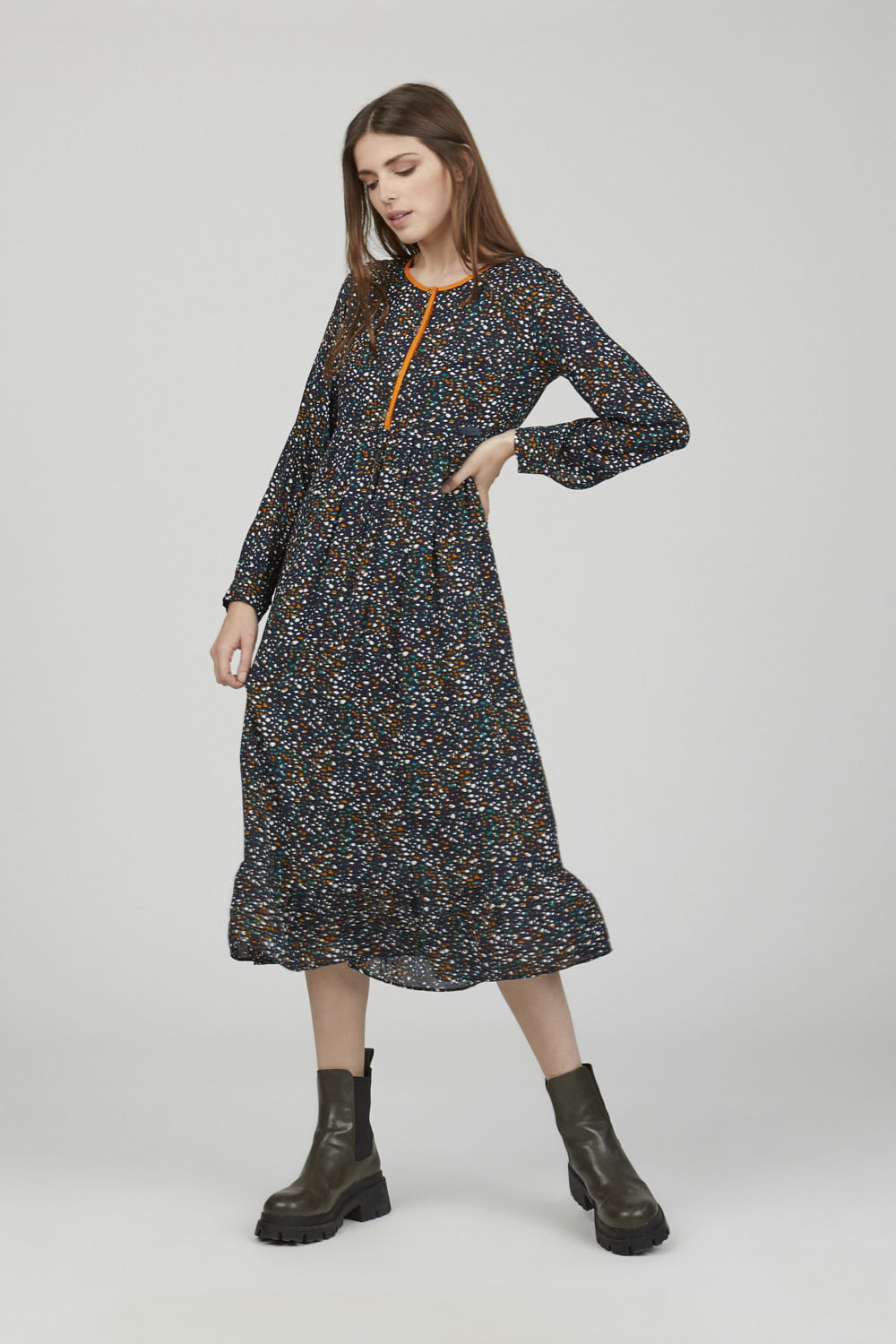 VESTIDO LARGO SKY NIGHT Negro