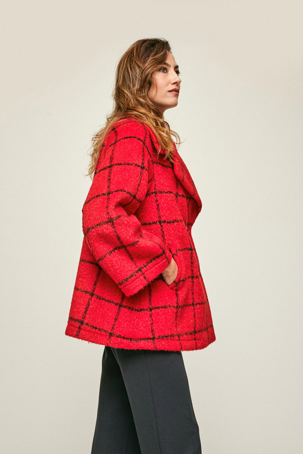 CHAQUETON RUBI Rojo