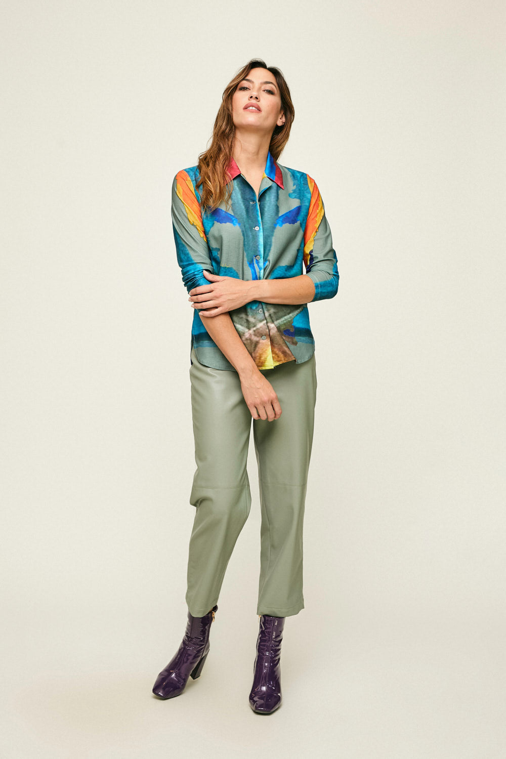 PANTALON CUERO OPALO Aguamar