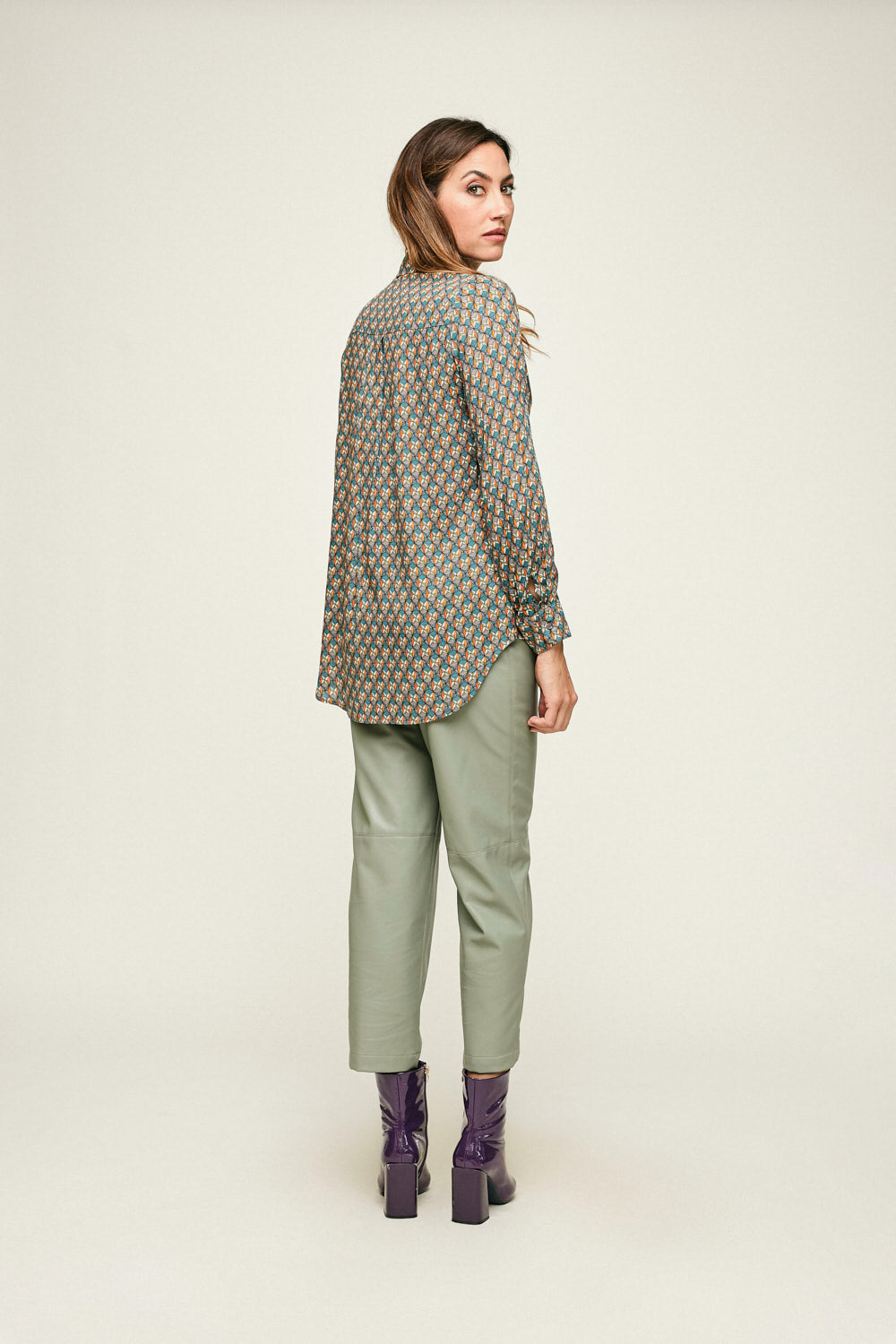 PANTALON CUERO OPALO Aguamar