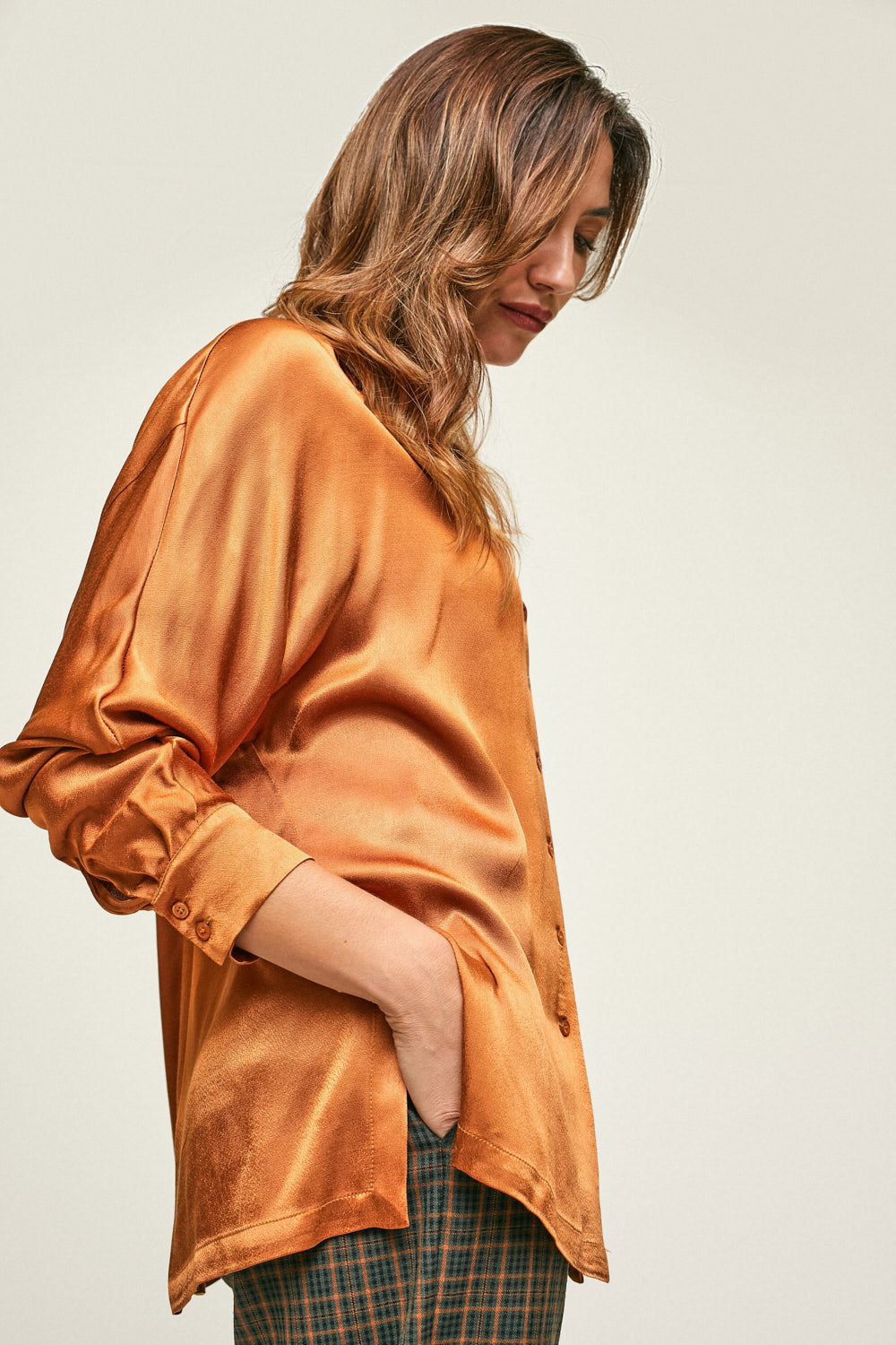 CAMISA TURMALINA Naranja
