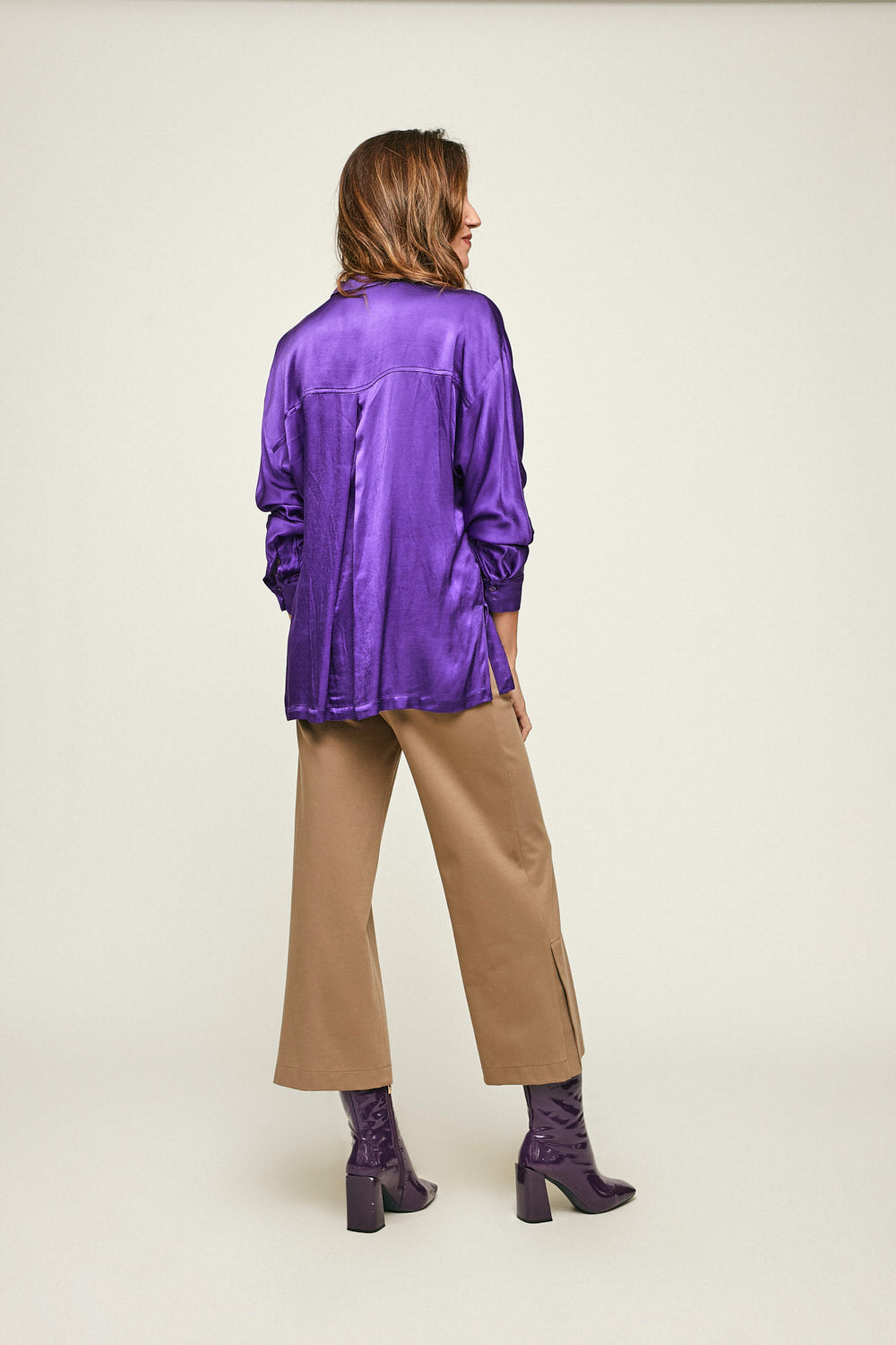 CAMISA TURMALINA Morado