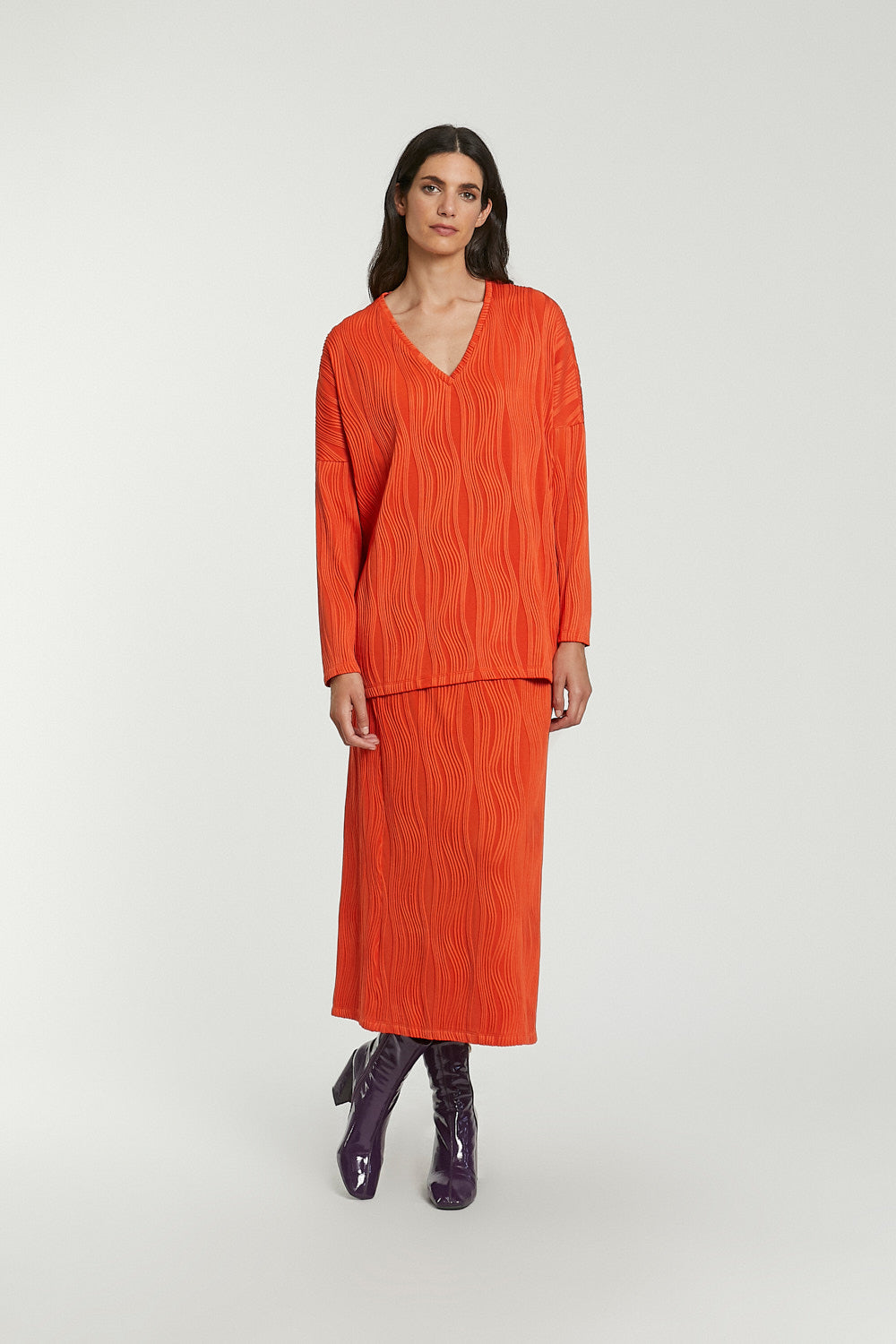Falda Judy Naranja