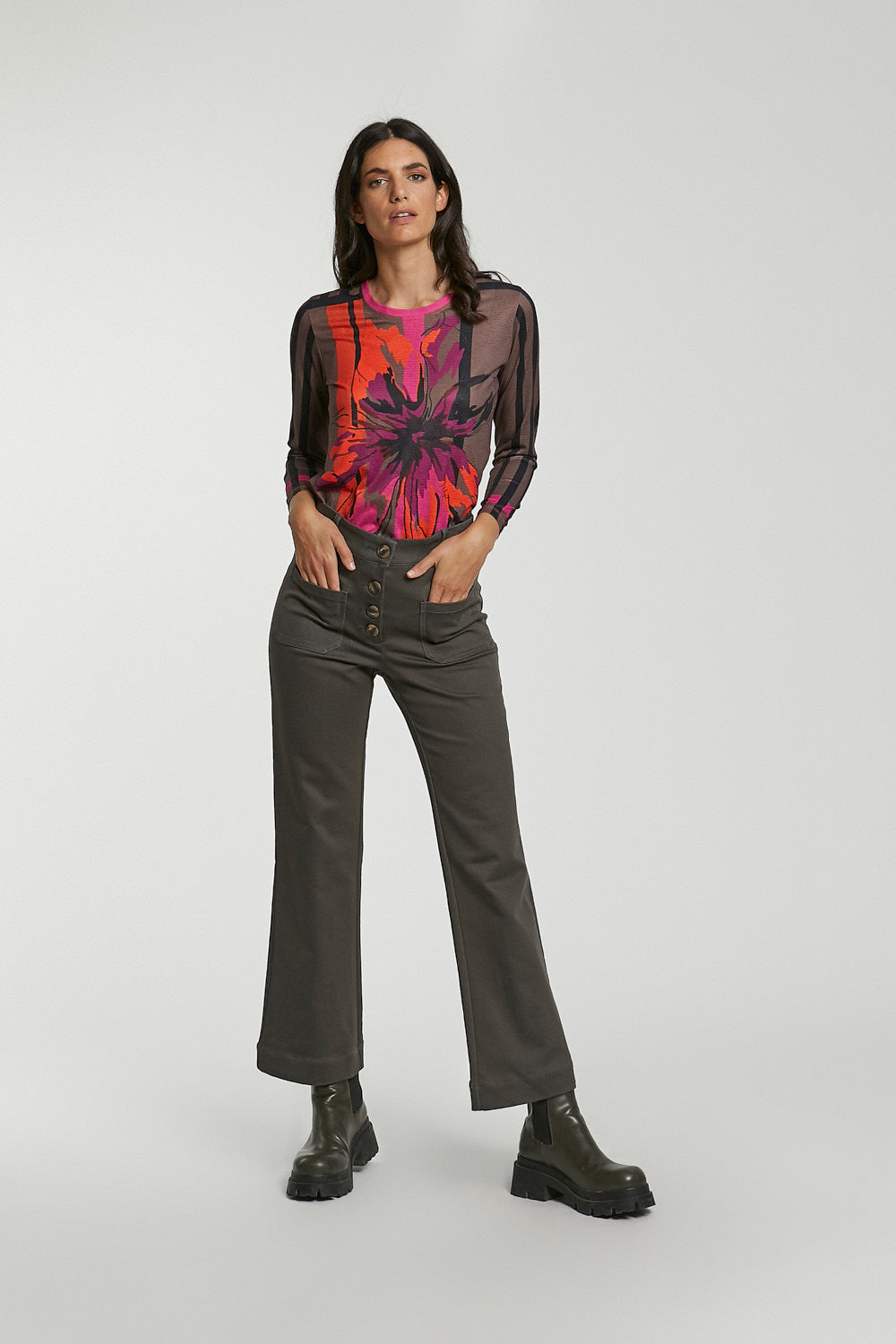 Pantalon loneta Jane Fango