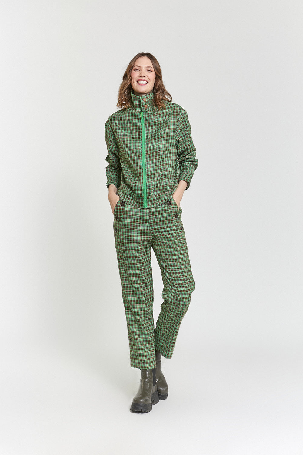 Chaqueta Hibra Verde