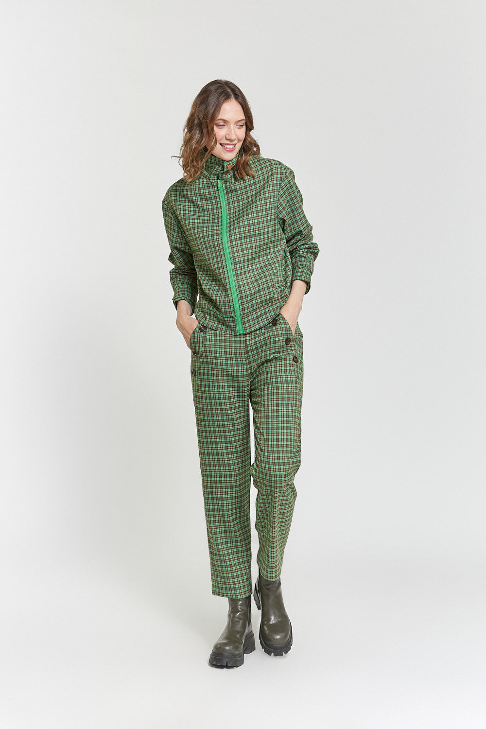 Chaqueta Hibra Verde