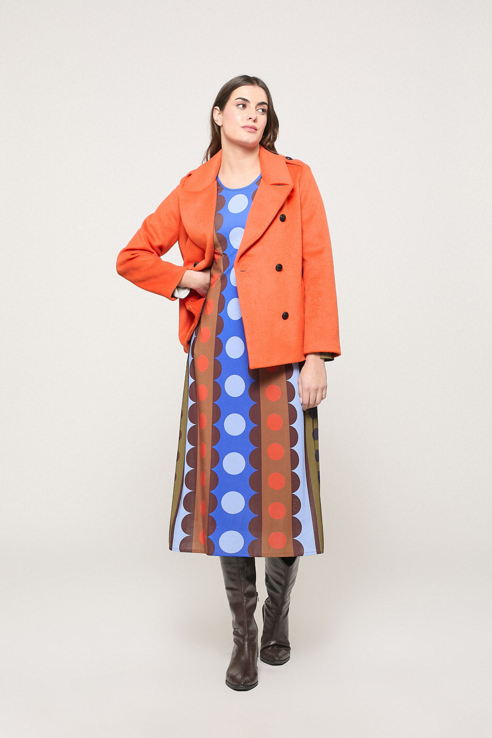 Chaquetón Nicole Naranja