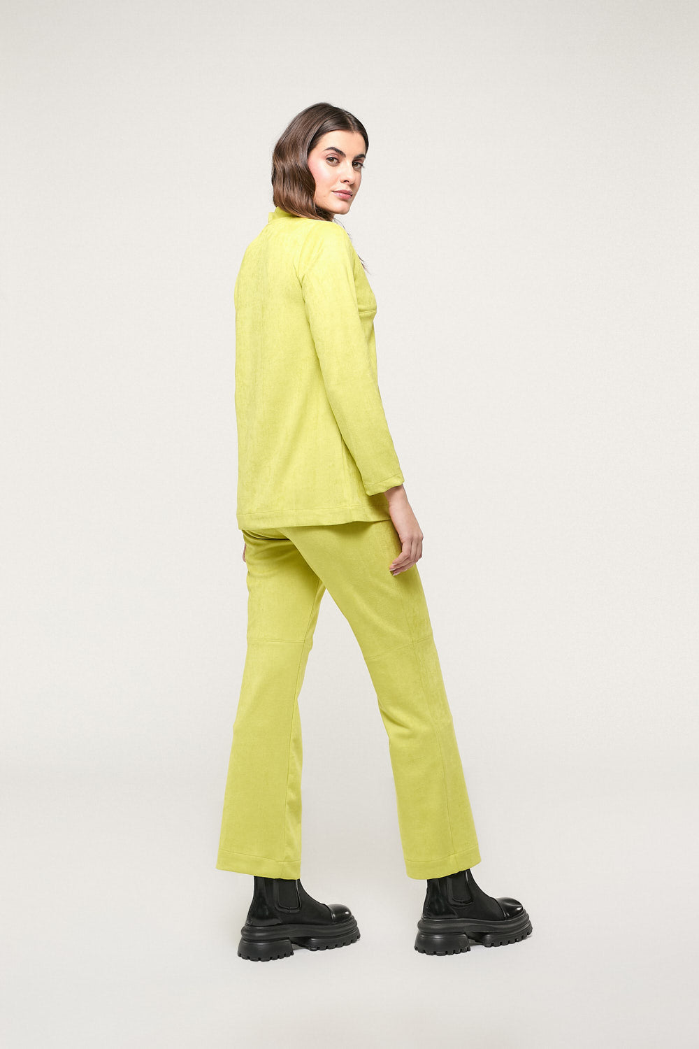 Pantalón Ancho Carmela Pistacho