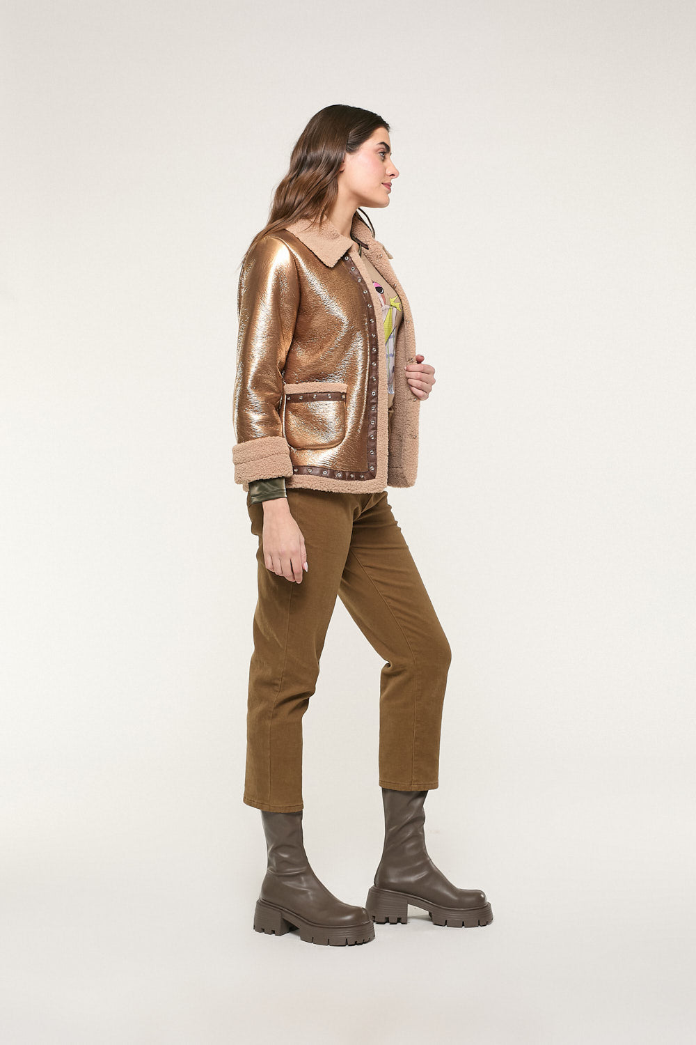 Pantalón Sport Gomas Camel