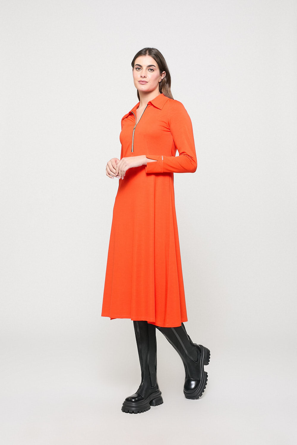 Vestido Nicole Naranja