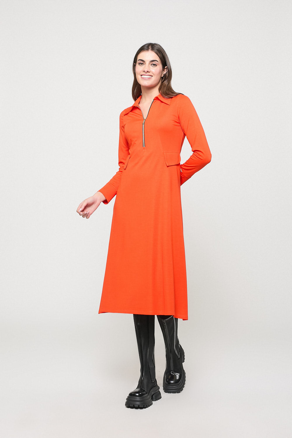 Vestido Nicole Naranja
