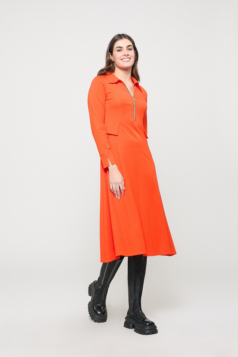 Vestido Nicole Naranja