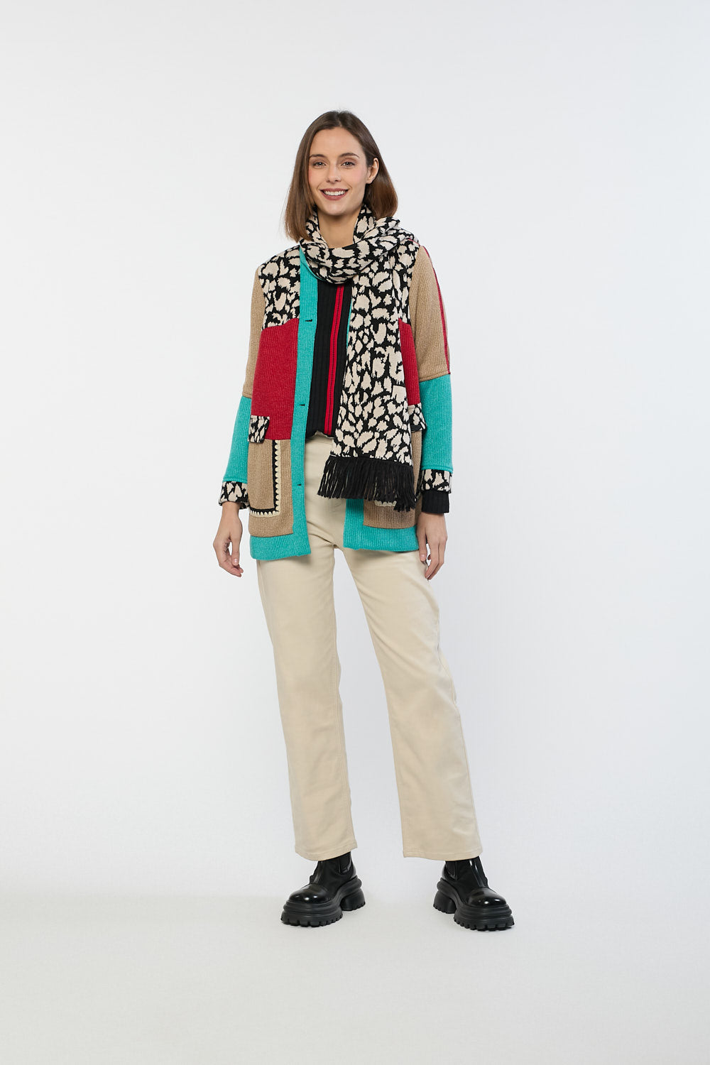 Chaqueta Mixed Gaudí Tricolor