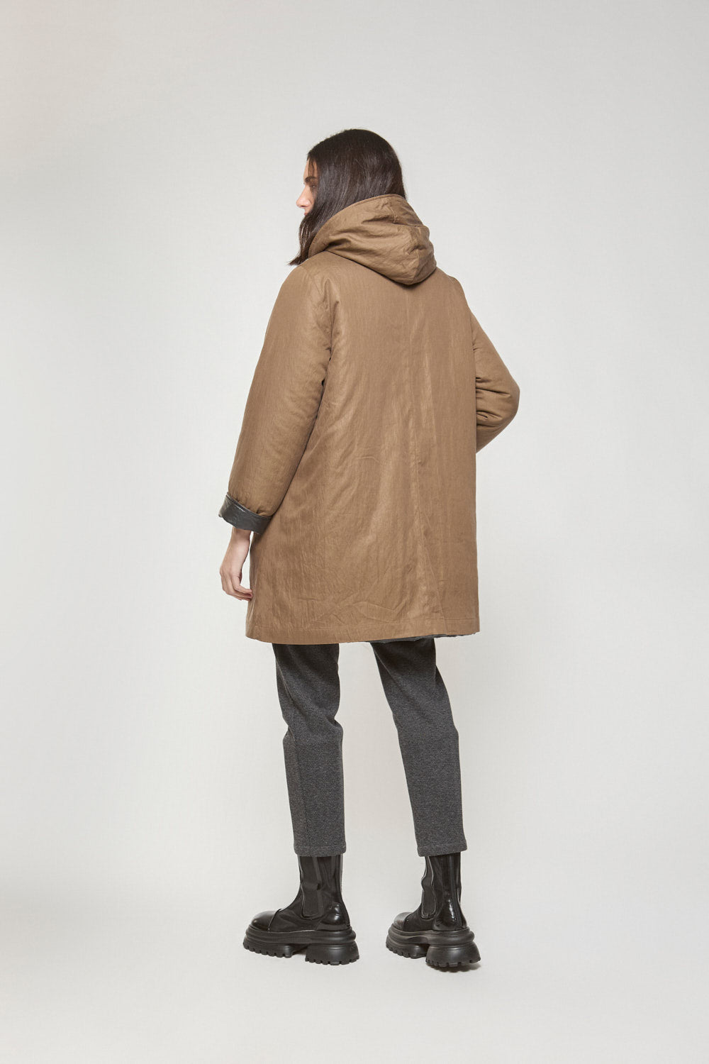 Gabardina Reversible Ziba Bicolor