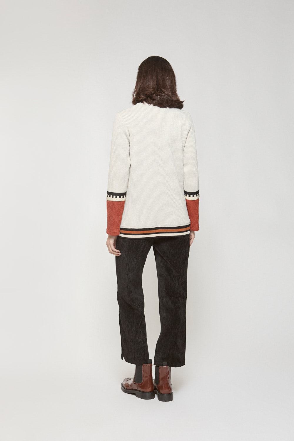 Chaqueta Combinada Ziba Crudo