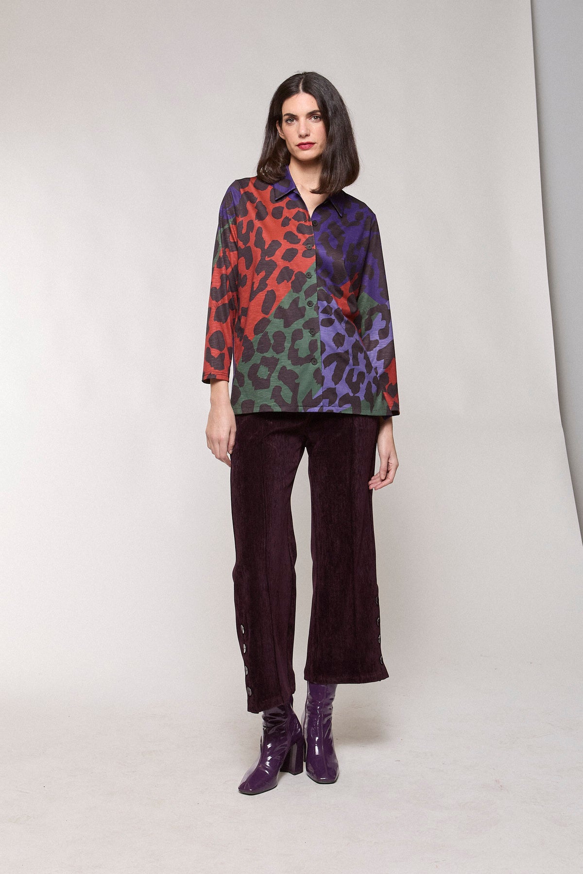 Pantalon Isa BERENJENA