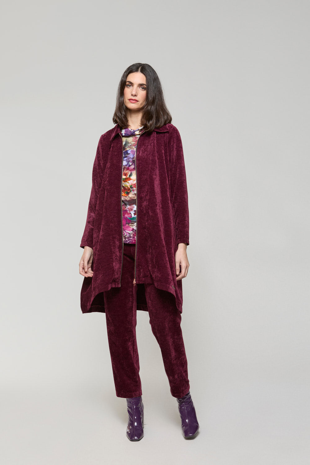 Pantalon Pitillo Isa BERENJENA