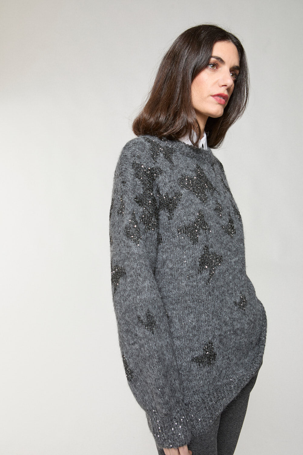 Jersey Butterfly Gris