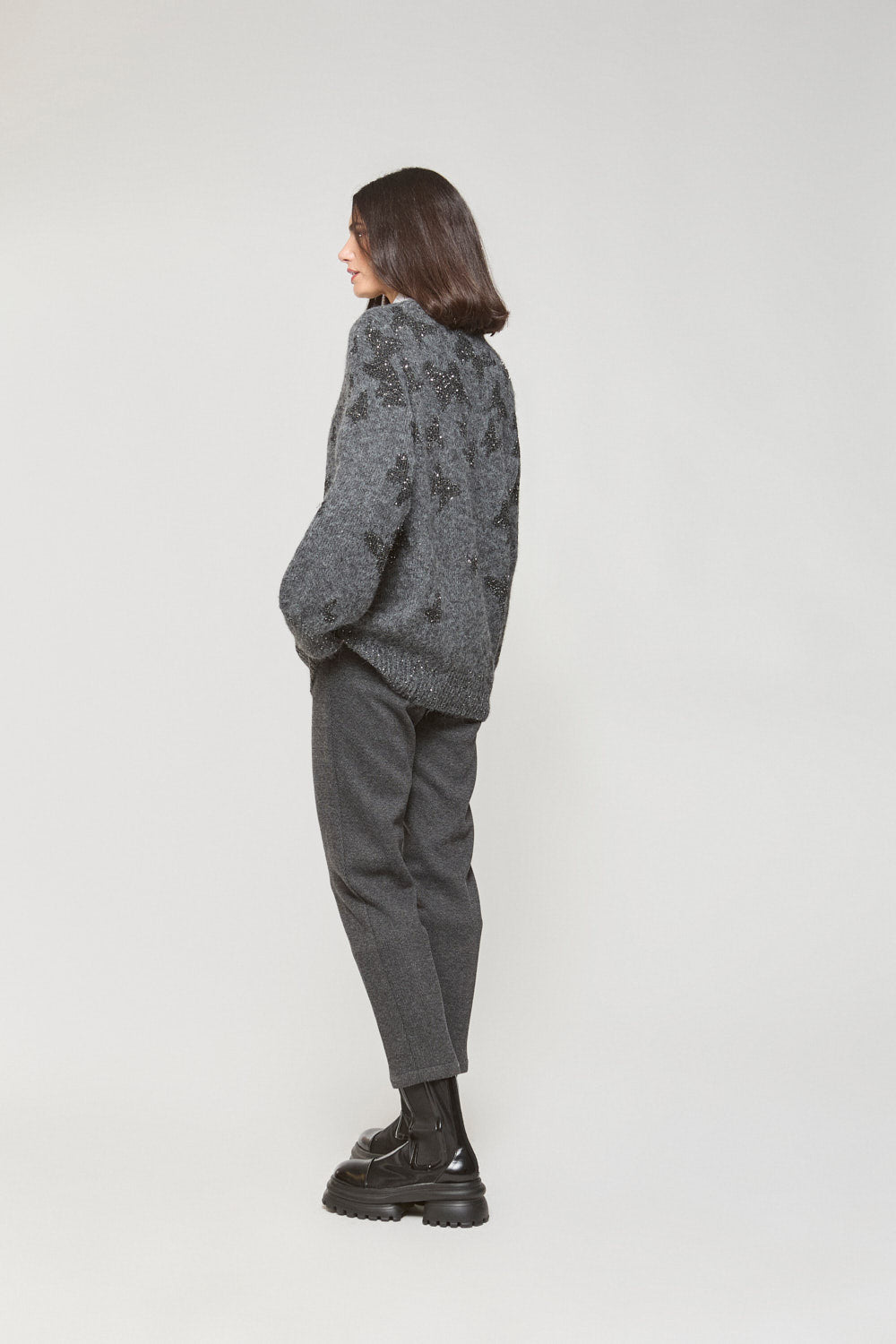 Jersey Butterfly Gris
