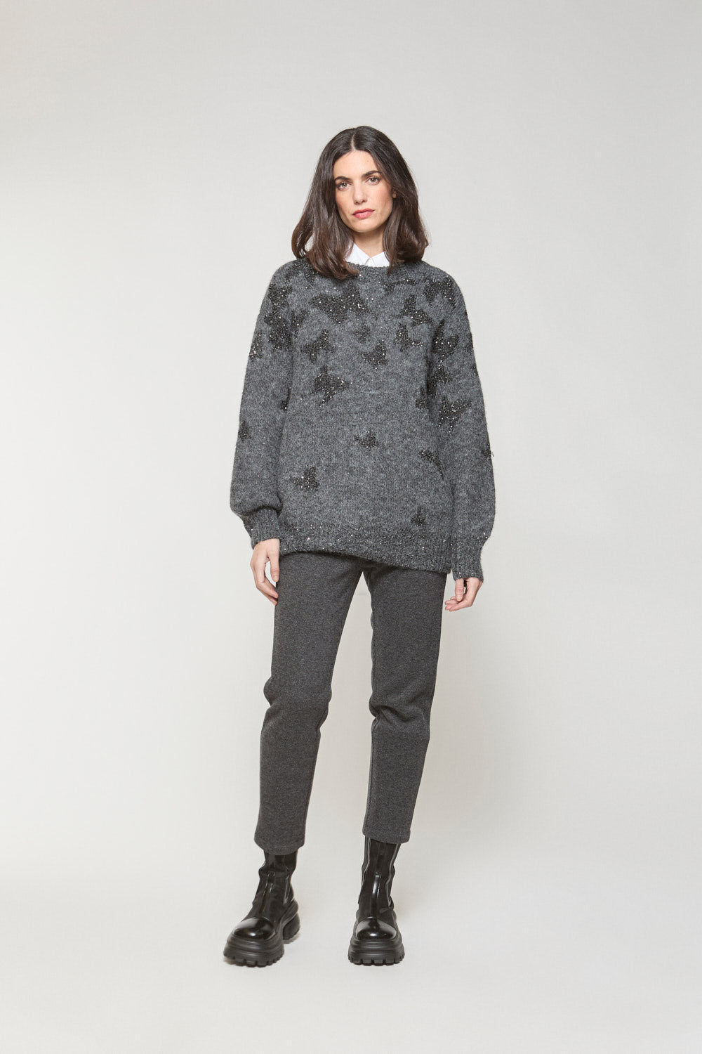 Jersey Butterfly Gris