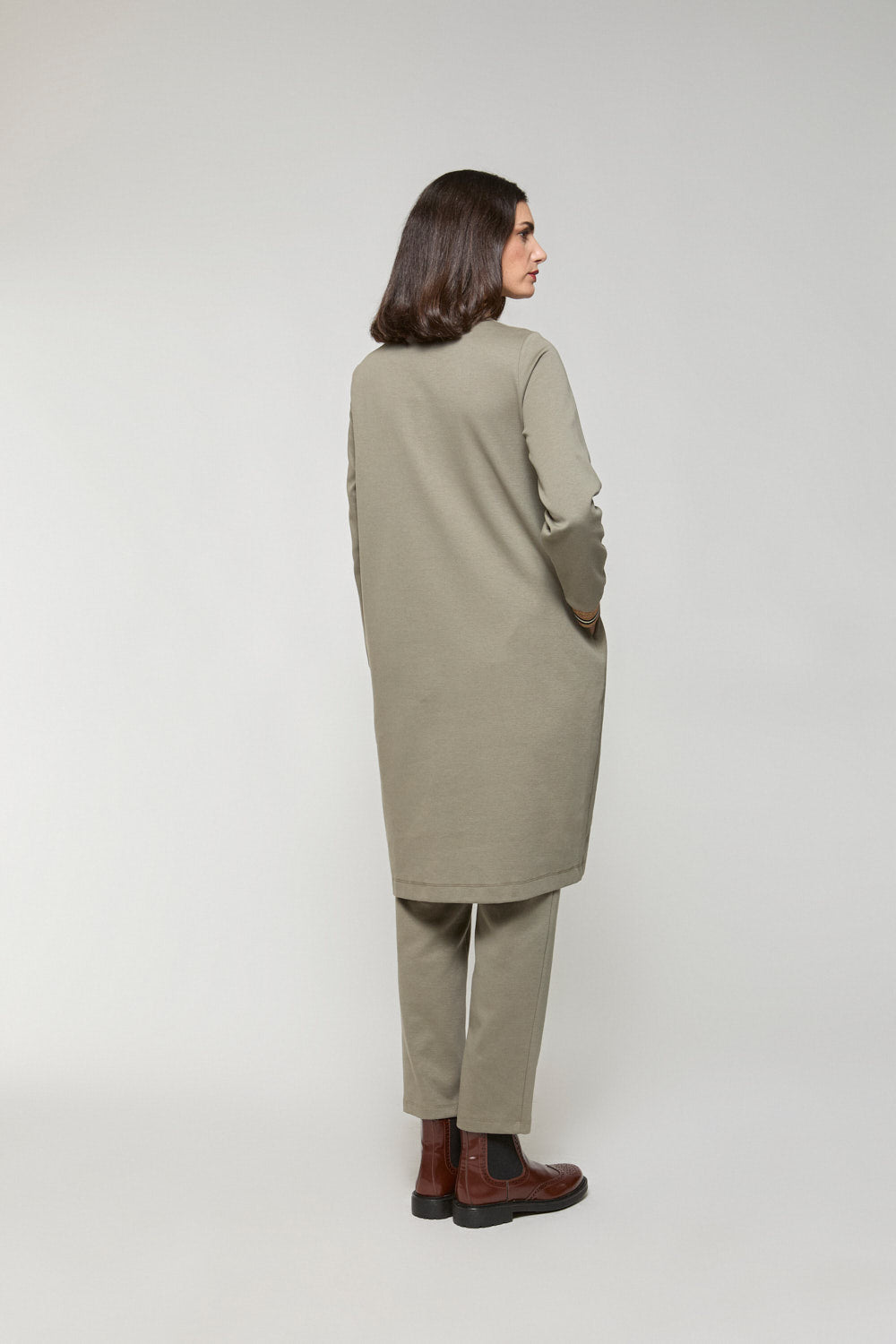 Vestido Sudadera Ziba Kaki