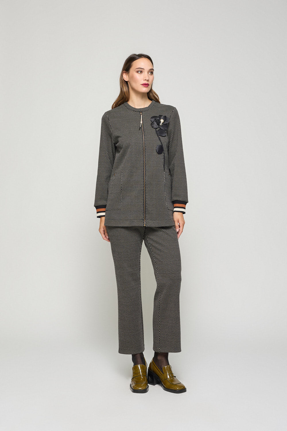 Chaqueta Cremallera Natalia Negro