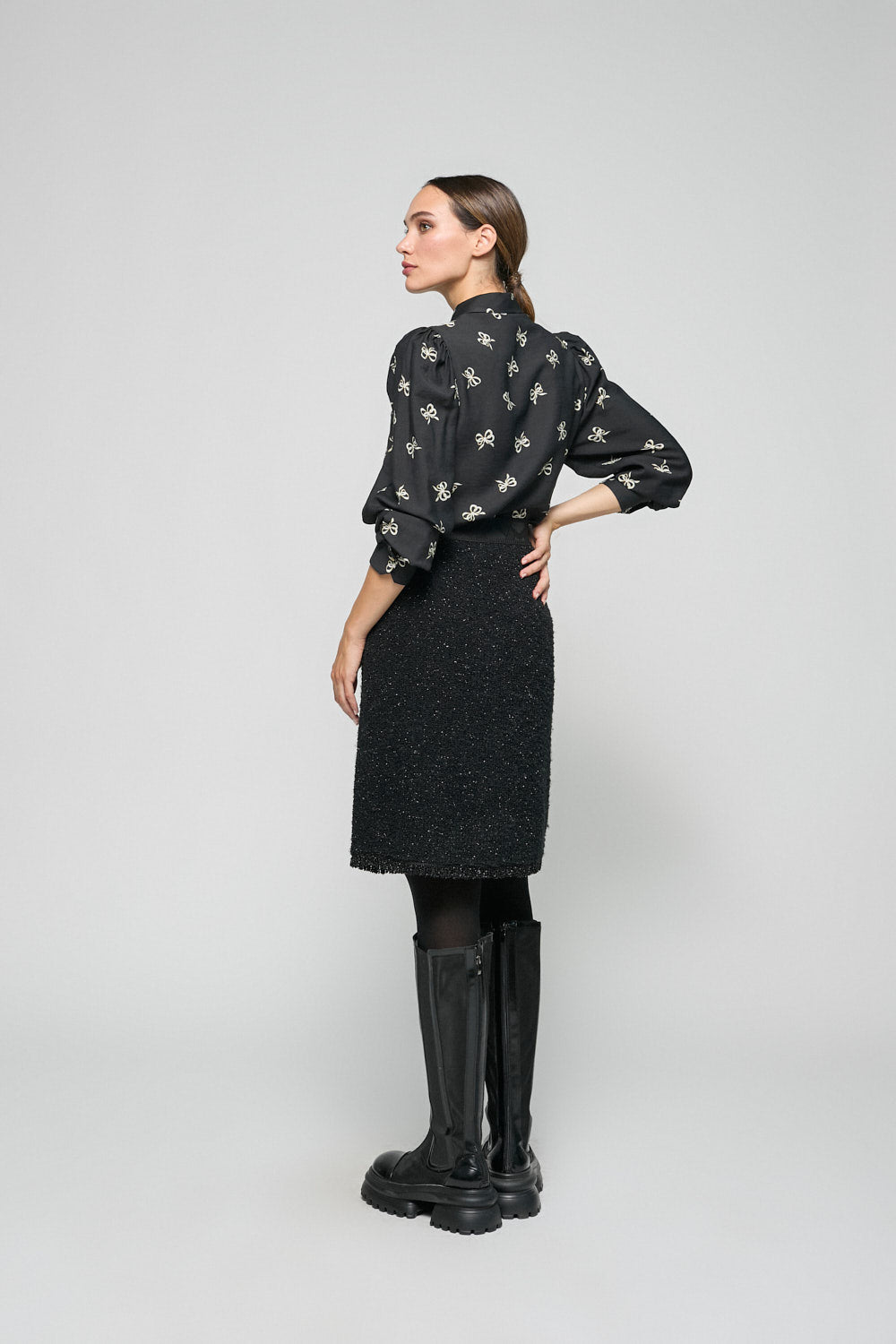 Falda Nina Negro