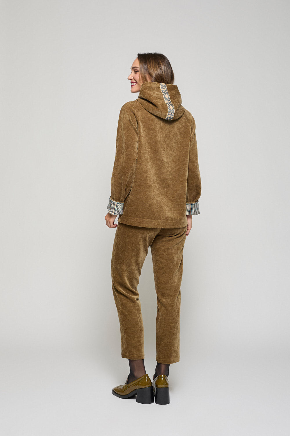 Pantalon Chenilla Adela Topo