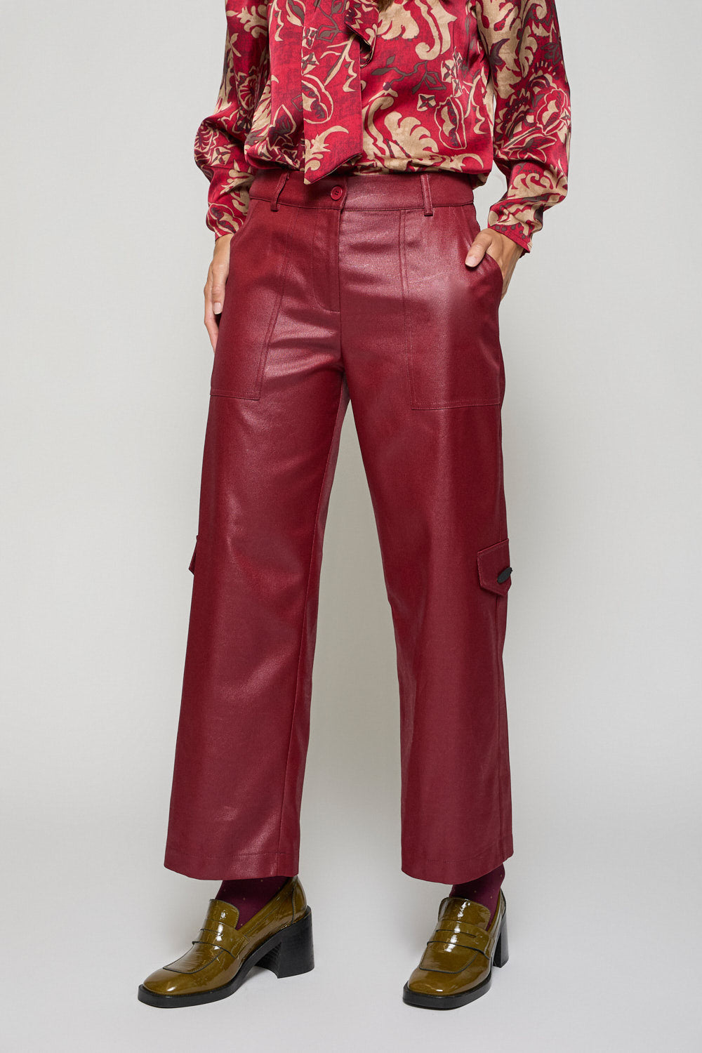 Pantalon Romina Granate