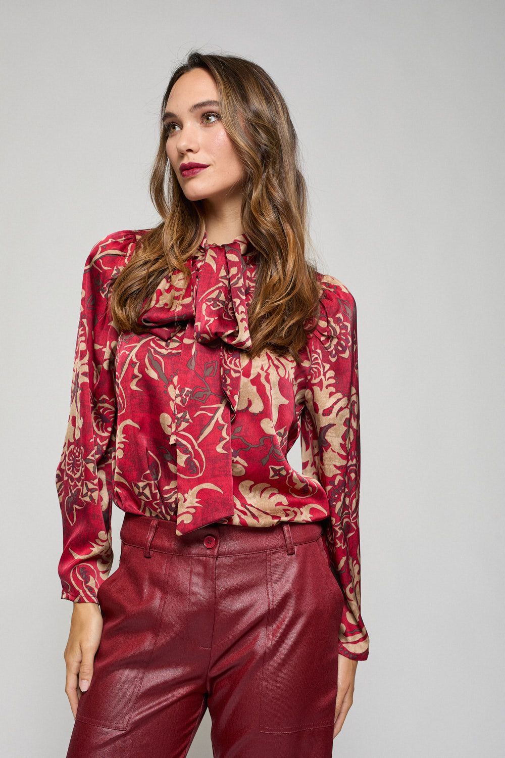 Pantalon Romina Granate