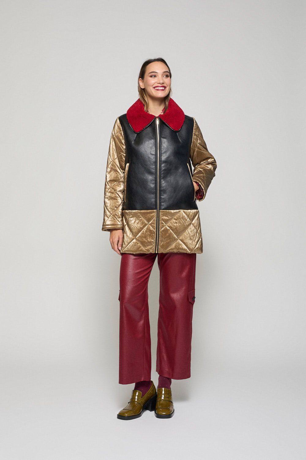 Pantalon Romina Granate