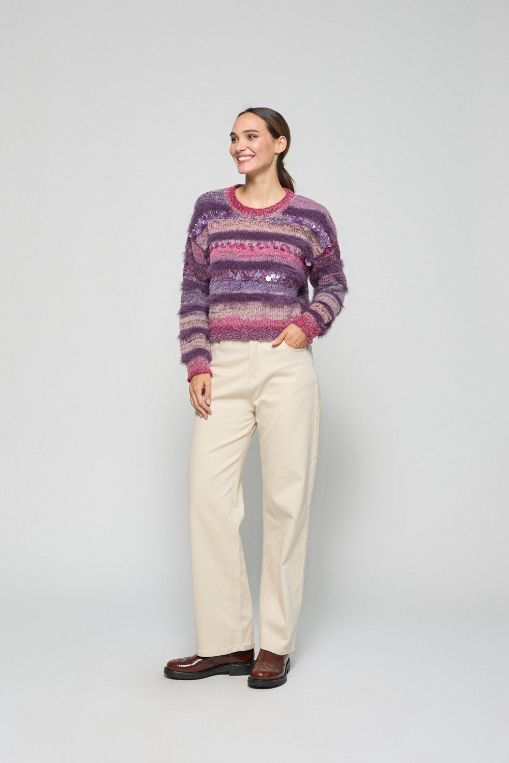 Pantalon Sport Beige