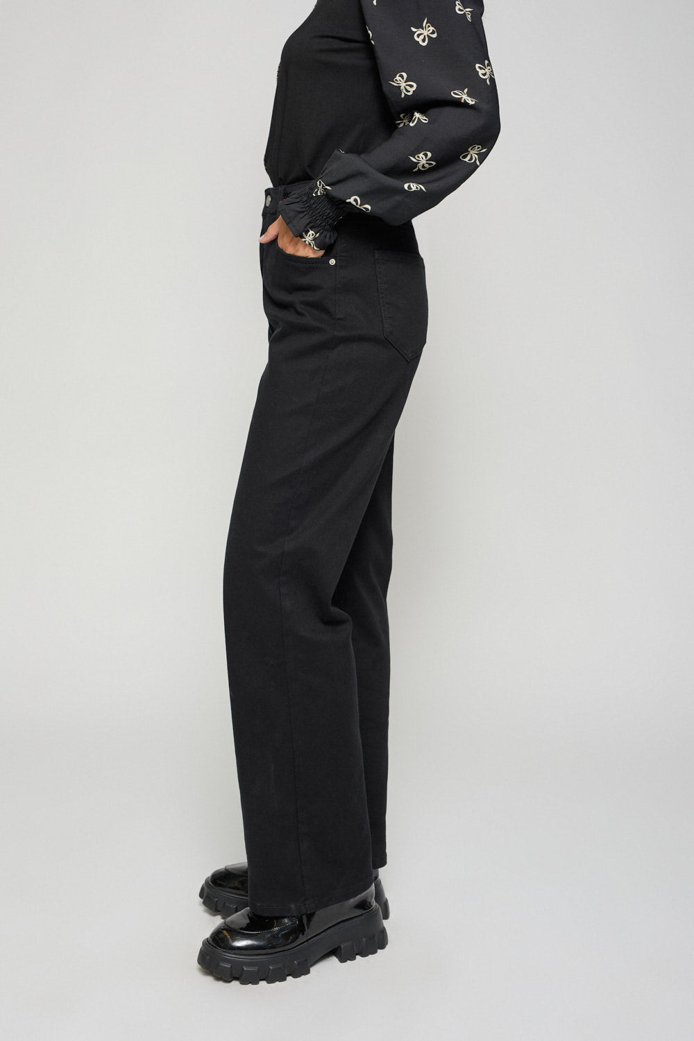 Pantalon Sport Recto Negro