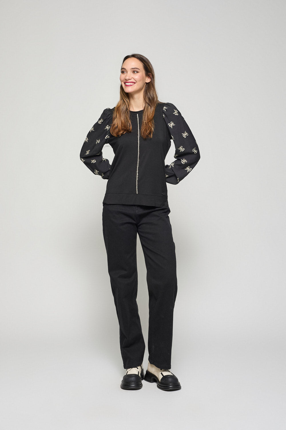Camiseta Nina Negro