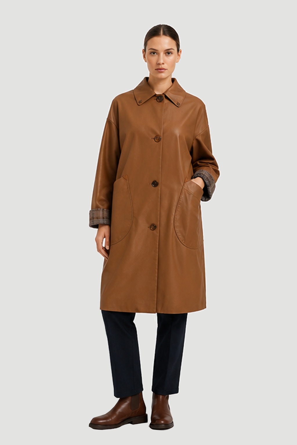 Gabardina Over Rosaura Camel