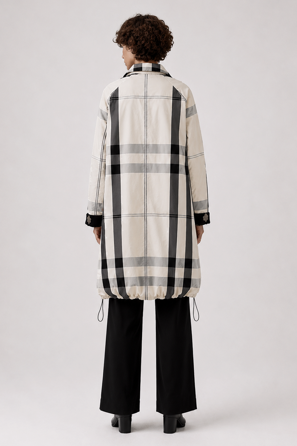Gabardina REVERSIBLE Cuadros Zoe Bicolor