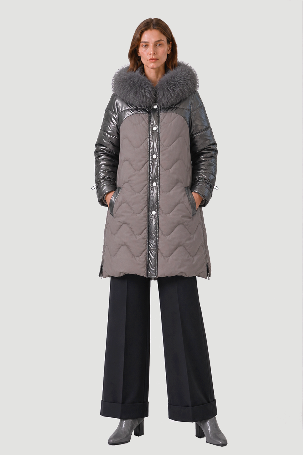 Parka Acolchada Sira Piedra